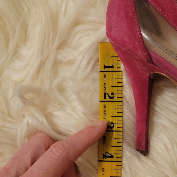 Lovely Miss Bella’s Japeen multi-suede Guess heels - Picture 6 of 7